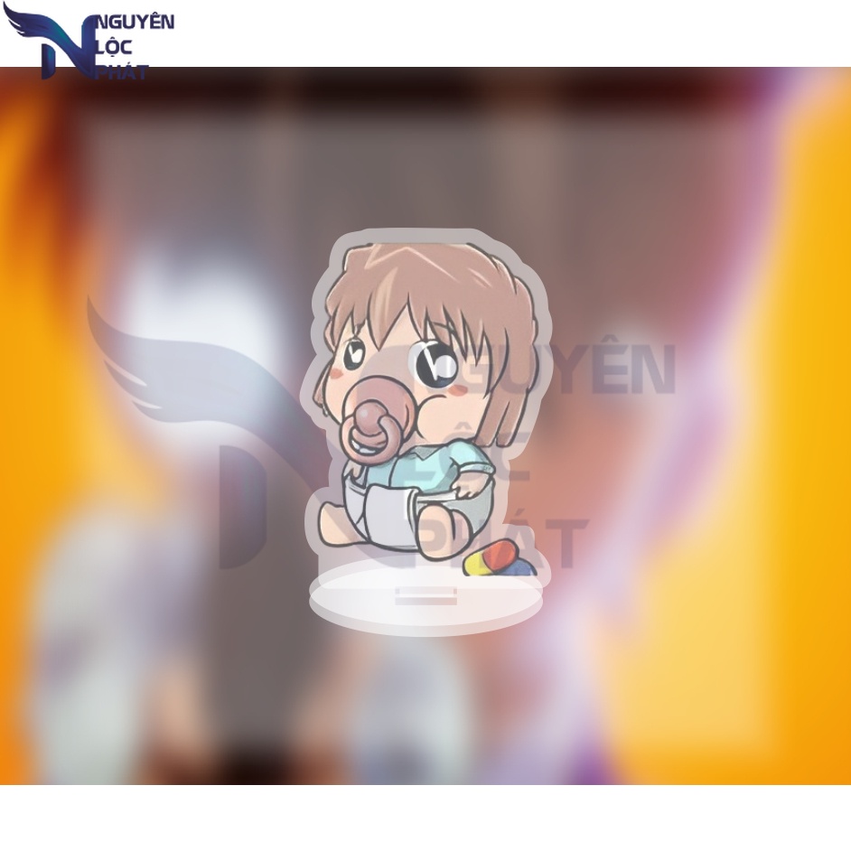 Mô Hình Standee truyện tranh Conan Nhân vật Kudo Shinichi VER CHIBI dễ thương trang trí bàn học tập nlpshop 3cm/5cm/10cm