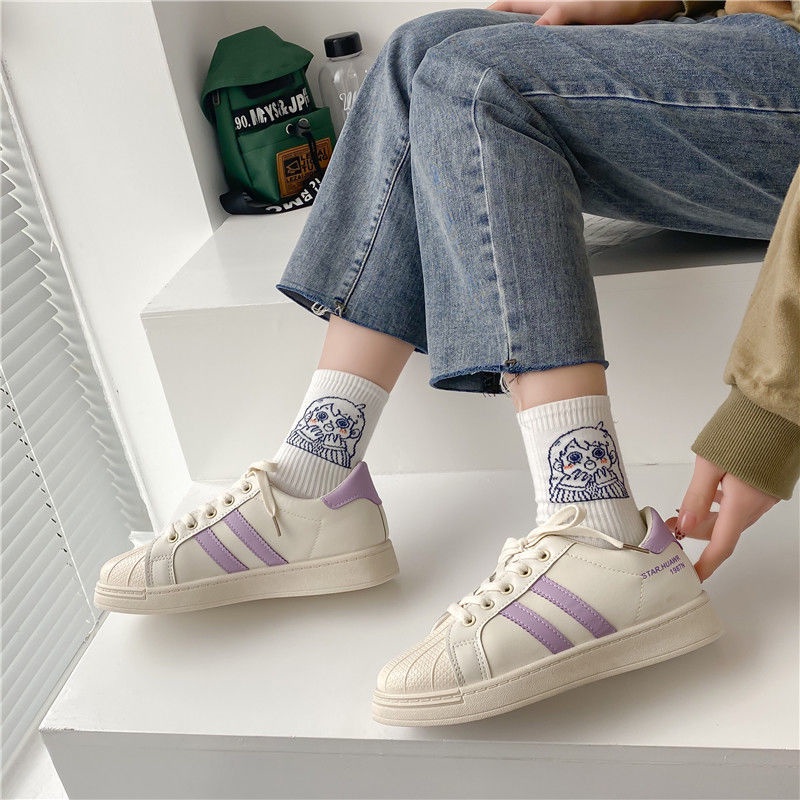 Giày Thể Thao Hở Ngón Màu Trắng Thời Trang Dành Cho Nữ