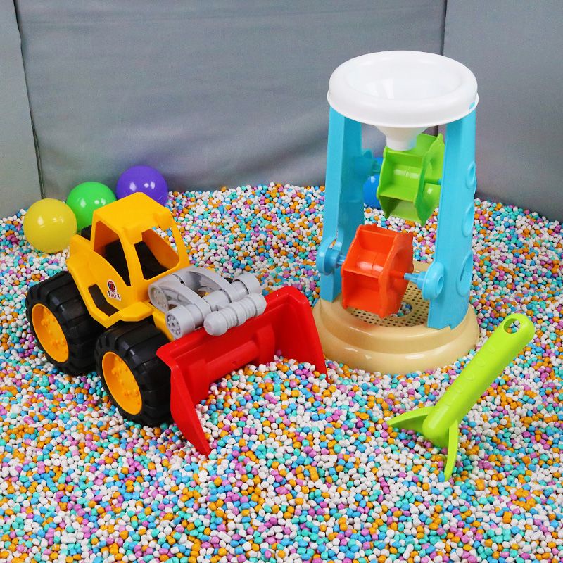 Cát Gốm Sứ Nhiều Màu Thân Thiện Với Môi Trường Chơi Trong Nhà / Công Viên Bãi Biển Cho Trẻ Em