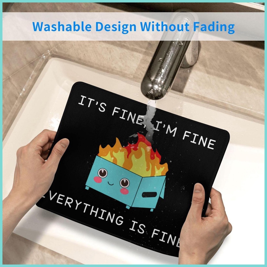 Tấm Lót Chuột Máy Tính Hình Quái Vật Độc Đáo Trang Trí Bàn Làm Việc