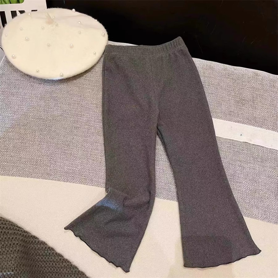 Quần Ống Loe Màu Trơn Dễ Thương Phong Cách Hàn Quốc Thời Trang Thu Đông Dành Cho Bạn Gái  Hàng Có Sẵn