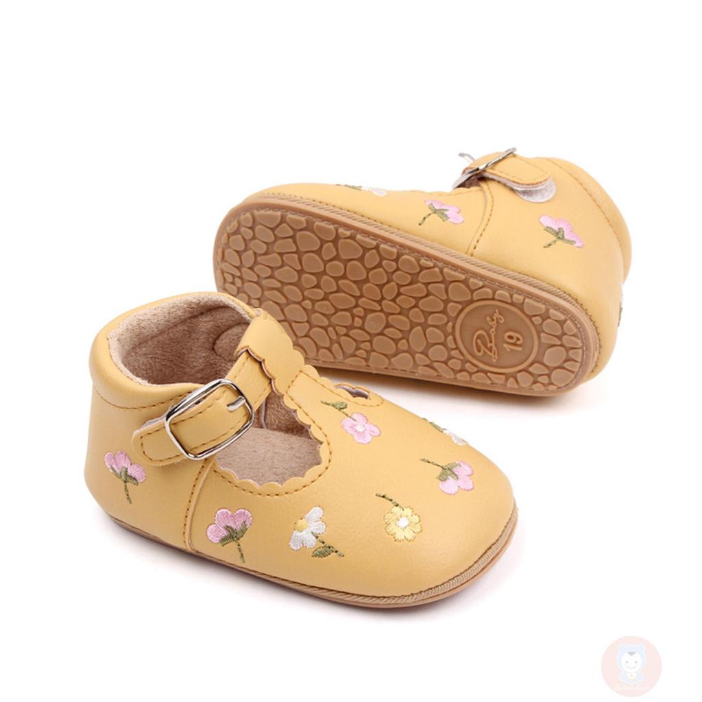 Giày Búp Bê Da pu Đế Cao Su Cho Bé Gái laa6-baby