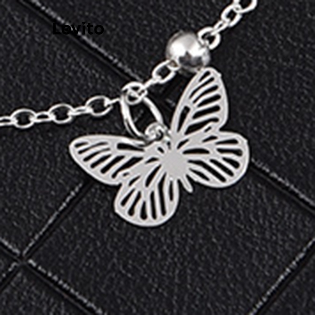 Lovito Vòng chân kim loại hình động vật thông thường dành cho nữ LNA28218