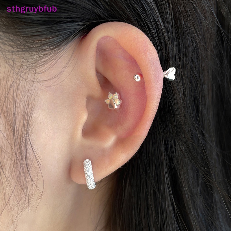 Sthb 1 Đôi Bông Tai Xỏ Lỗ Hình Ngôi Sao Trái Tim Trang Sức Làm Quà Tặng Cơ Thể Cho Nữ vn
