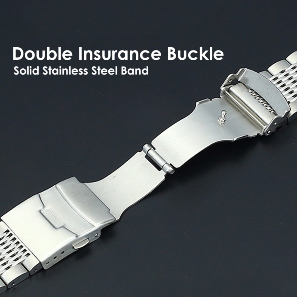 Dây Đeo Inox Cho Đồng Hồ Thông Minh samsung galaxy watch 6 classic 47 43mm 40 44mm 5pro 45mm 4classic 42 46mm