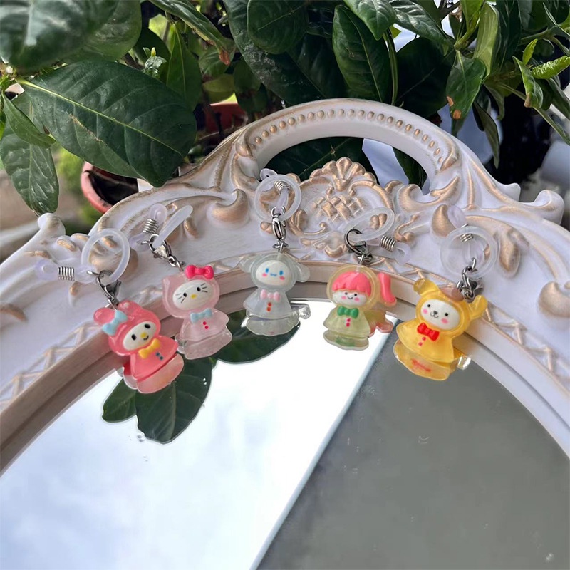 Sanrio Móc Khóa Hình Búp Bê kuromi Và Cây Dù Đáng Yêu