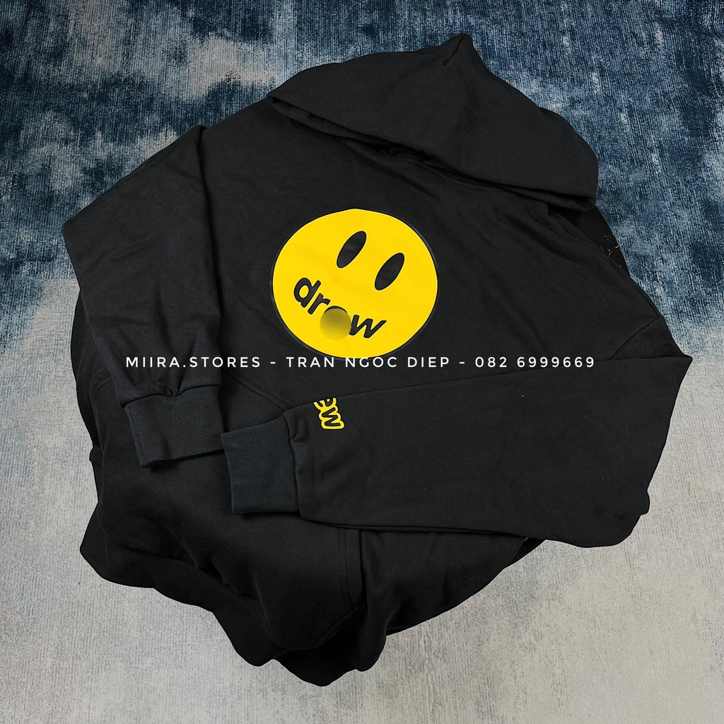 MASCOT HOODIE SS21-22 - Áo nỉ có mũ / áo hoodie nỉ lót bông in hình Mặt cười