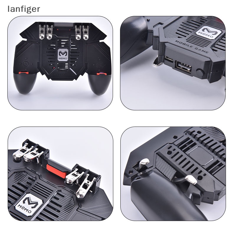 Tay Cầm Chơi Game ak77 Sáu Ngón Tay Cho iphone android pubg mobile