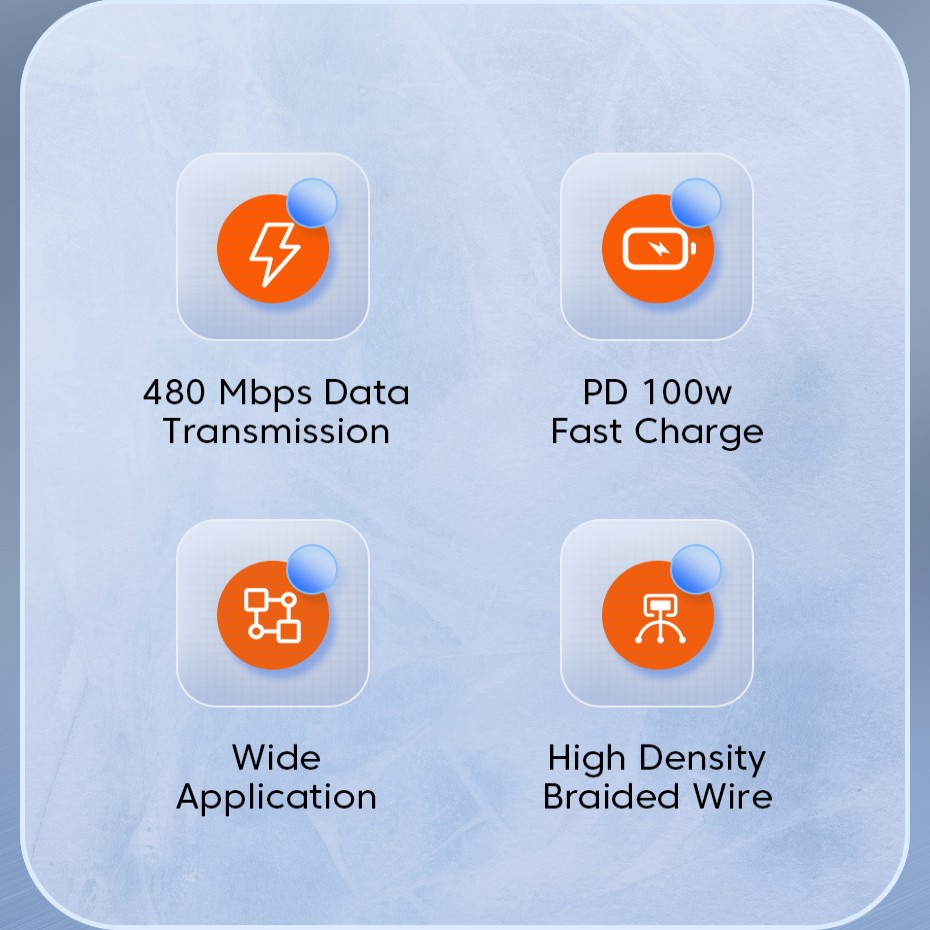 Dây Cáp Sạc Nhanh 60w 100w type c Sang usb Chuyên Dụng Cho xiaomi samsung