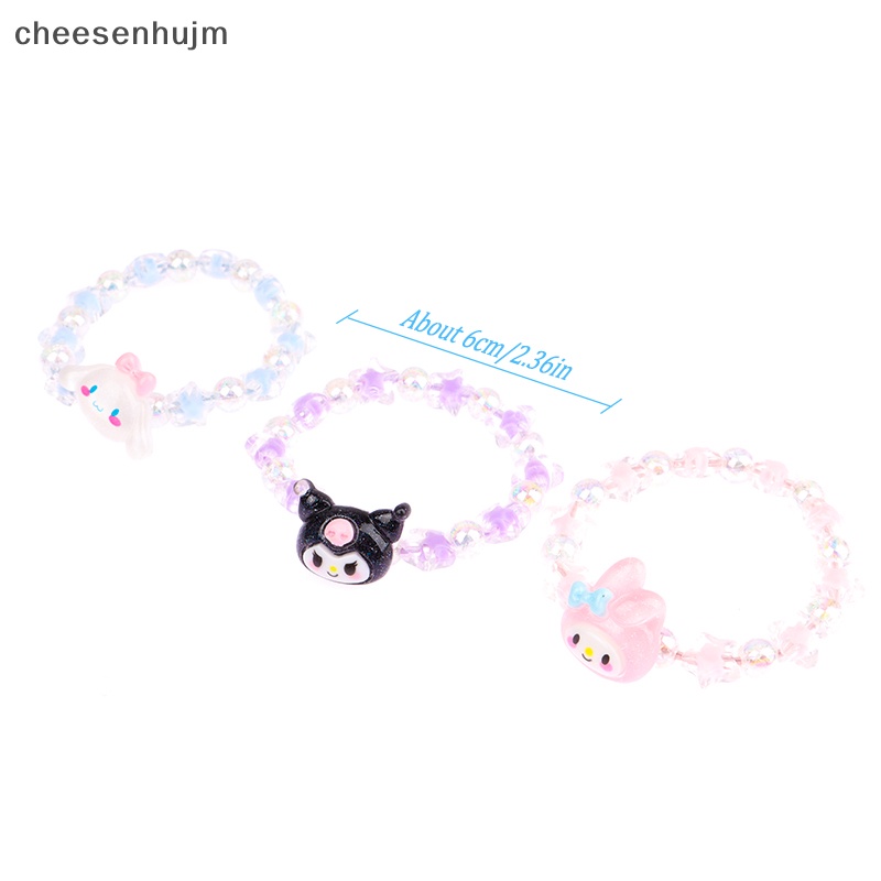 Vòng Tay Đồ Chơi Hoạt Hình cs cinnamoroll kuromi my melody Dễ Thương Pha Lê Làm Quà Sinh Nhật Cho Bé Gái vn