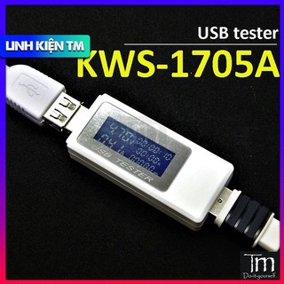 USB Tester Đo Dòng Áp KWS-1705A Có Hẹn Giờ