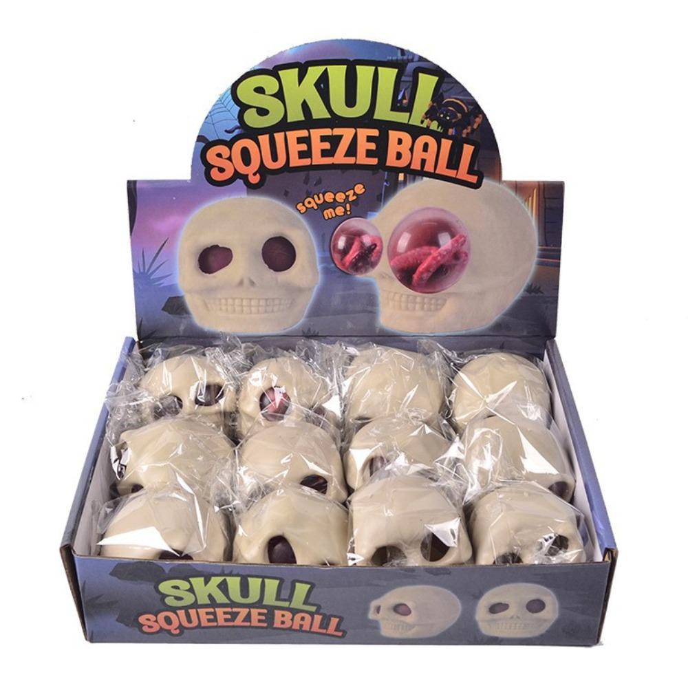 Niuyou Đồ Chơi Bóp Giảm Căng Thẳng Hình Đầu Lâu Sáng Tạo Cho Người Lớn Và Trẻ Em Dịp halloween