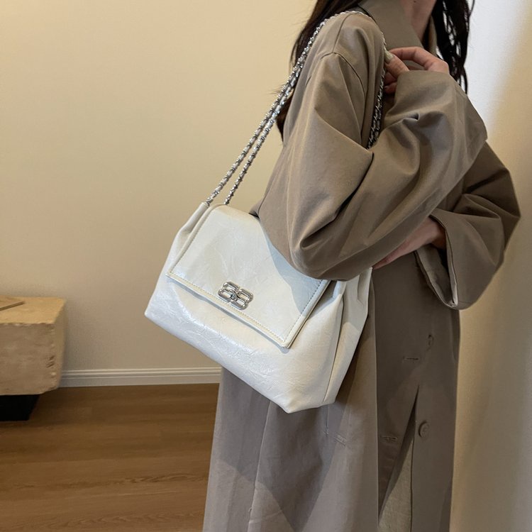 Túi Đeo Vai Da pu Hình Vuông Cỡ Nhỏ Thêu Họa Tiết Xinh Xắn Thời Trang Cho Nữ