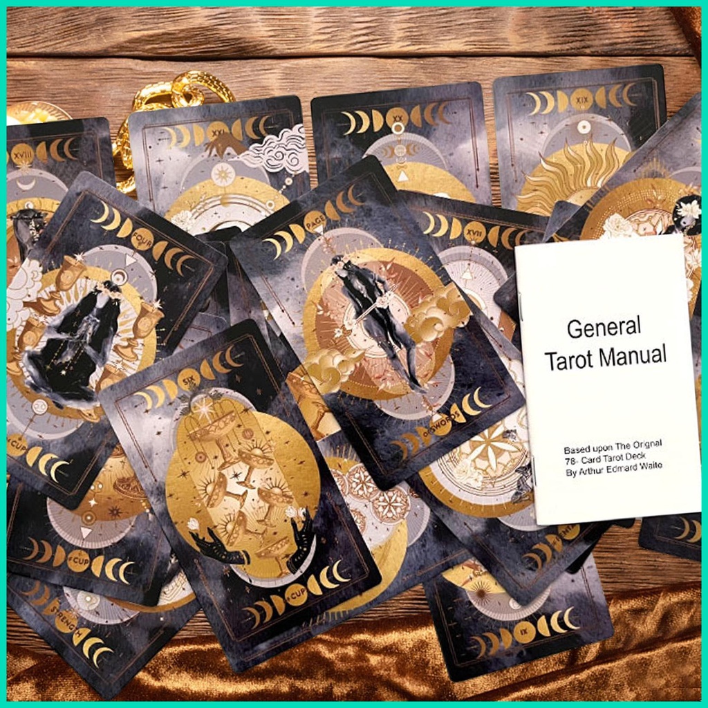 Bộ Thẻ Trò Chơi board game lucine tarot midnight oracle Cho Gia Đình Và Bạn Bè