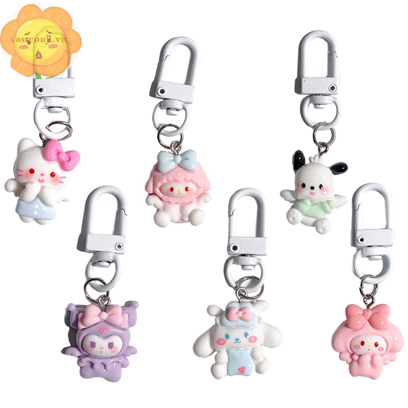 Vastji Móc Khóa Hình sanrio hello kitty melody pochacco cinnamoroll kuromi Xinh Xắn vn