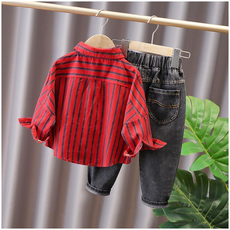 Áo Sơ Mi Tay Dài Có Cổ Thời Trang Mới 2023 Cho Bé Trai