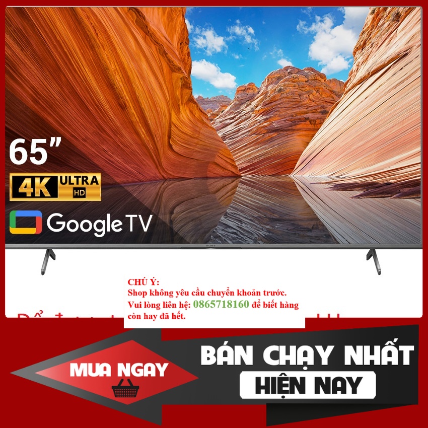 * Smart Tivi Sony 65 Inch 4K UHD KD-65X85J &lt; Chính hãng BH:24 tháng tại nhà toàn quốc&gt;