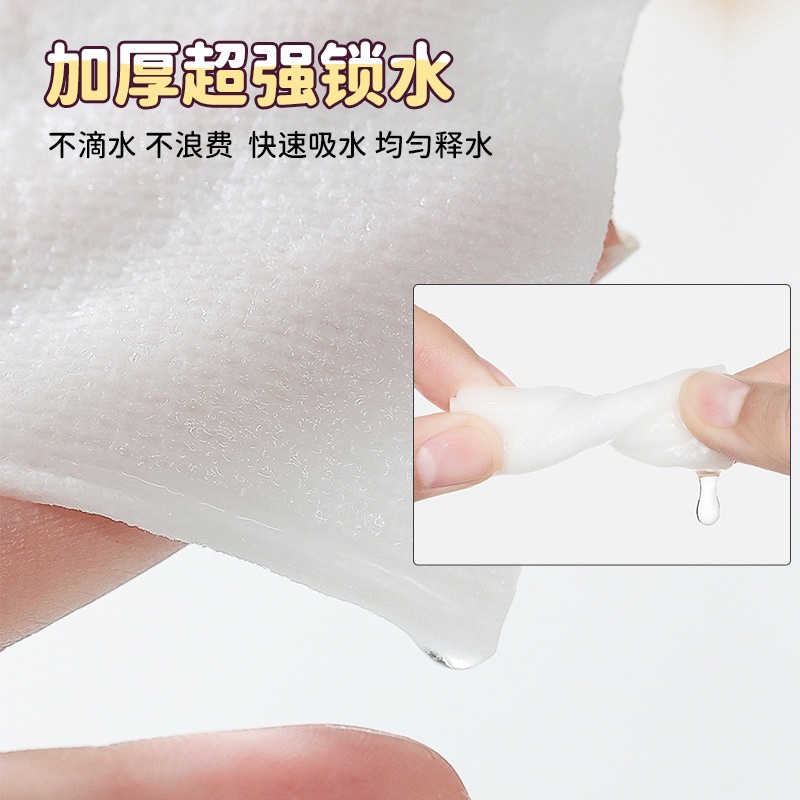 Bông Tẩy Trang Gấu Dâu 3 Lớp - Bông Đắp Tone Skincare Siêu Mềm Mịn 222 Miếng