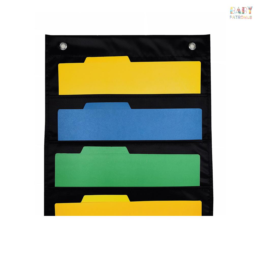 Túi Đựng Tài Liệu 5 Ngăn Treo Tường Kèm 2 Giá Đỡ Tiện Dụng Cho Văn Phòng / Trường Học #babypatronusVn.vn. vn. vn. vn.