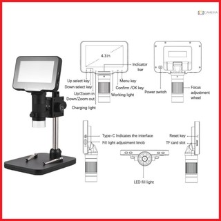 High Resolution USB Digital Microscope for Children, Teenagers, and Students - Ideal for Nature Observation