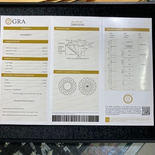 Moissanite ASSCHER VUÔNG chặt góc