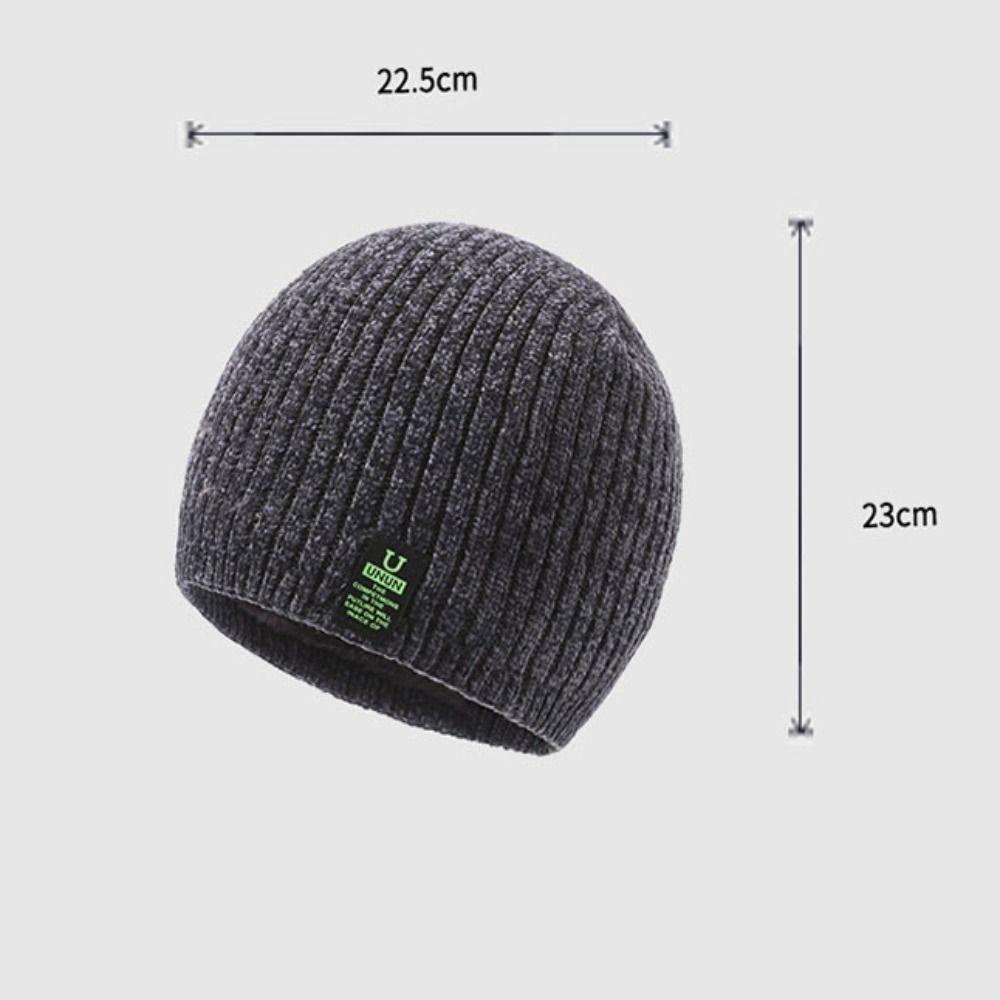 Future Mũ Beanie Dệt Kim Mềm Co Giãn Giữ Ấm Thoải Mái Thời Trang Mùa Đông Cho Nam