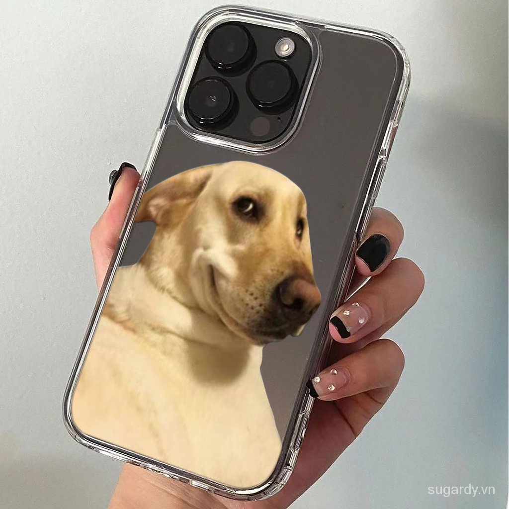Ốp Điện Thoại Trong Suốt Hình Chú Chó Cho iphone 15pro 15promax 14promax 13promax 11promax 15 14 13 12 11 pro max xr x xsmax 7 8 plus