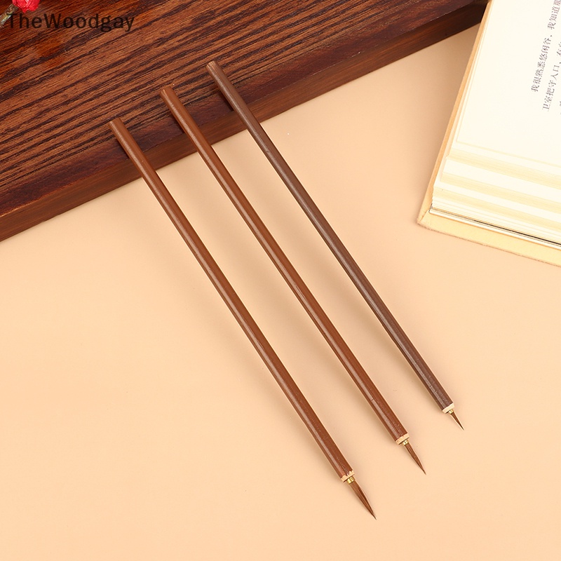 Thewoodgay Cọ Sơn Dầu Thư Pháp Trung Quốc Vẽ Tranh Sơn Dầu Đầu Cọ wolves