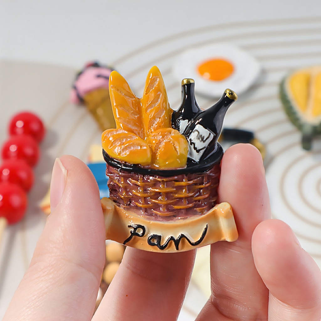 Nam châm hít dán dính tủ lạnh trang trí hình ảnh phong cách phụ kiện bếp Châu Âu -Maigen Shop