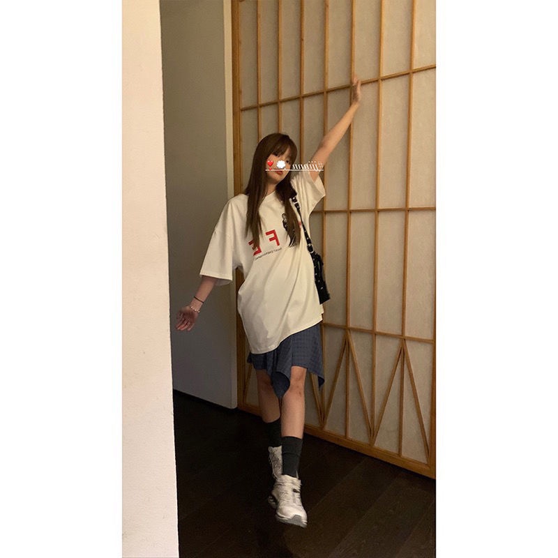 C3SG Saint Michael life fun popular cotton short sleeve High Street casual loose couple T-shirt for men and women