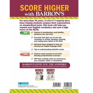 Sách - BARRON'S ESSENTIAL WORDS FOR THE IELTS (Tái Bản Mới Nhất) (First News)