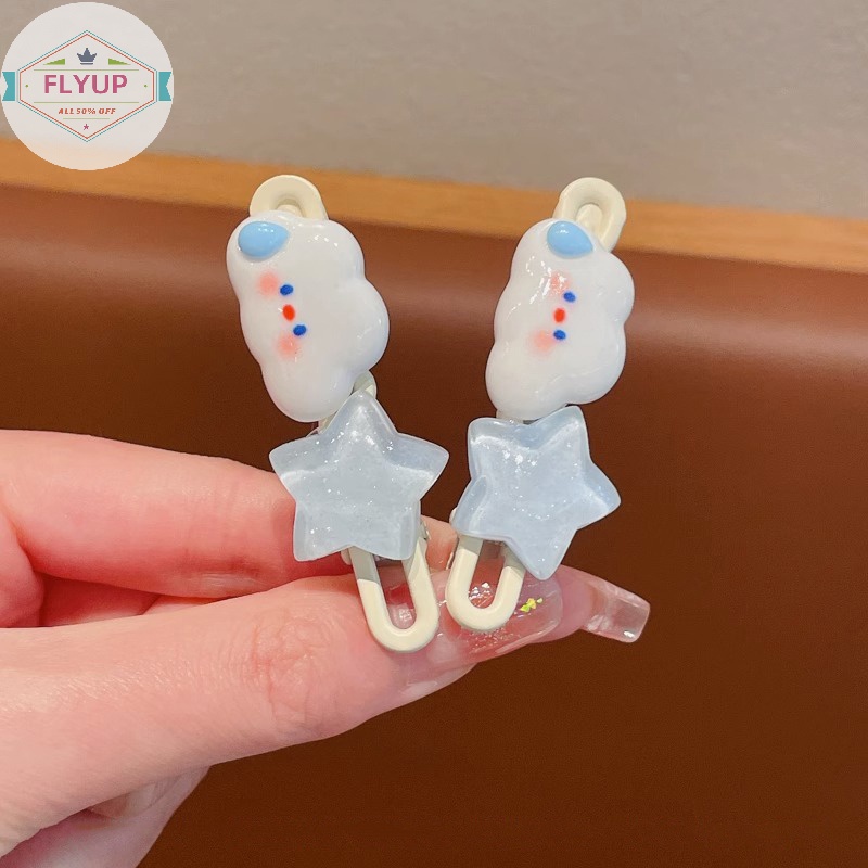 Kẹp Tóc Hình Đám Mây / Ngôi Sao / Đám Mây Dễ Thương Thời Trang Cho Bé Gái vn