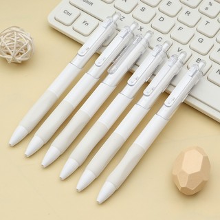 Y&X Set 5 Bút Gel Bút Mực Gel Ngòi 0.5 mm Màu Đen Có Thể Thu Gọn Phong Cách Hàn Quốc