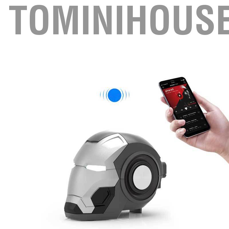 Tominihouse Speaker Innovative Mini Cartoon Character Deep Bass HiFi Stereo Outdoor  for Home
