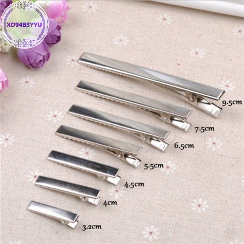 Set 50 Kẹp Tóc Kim Loại Màu Bạc Xo94Bsyu vn