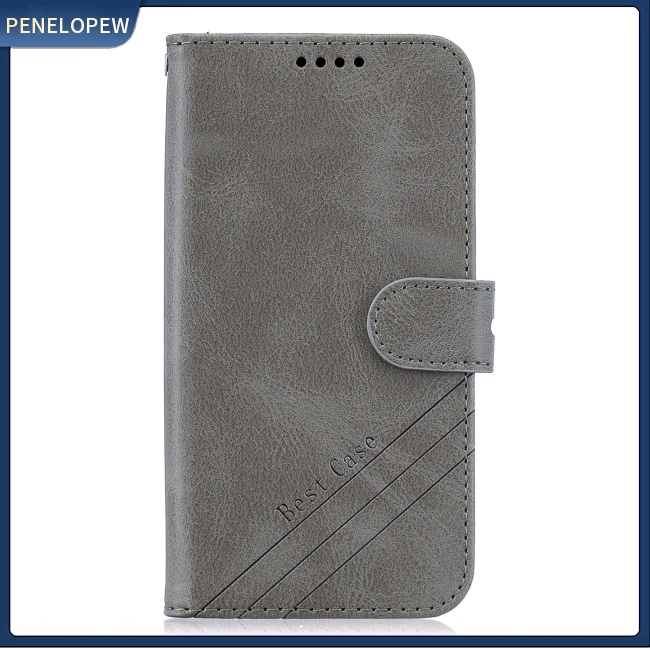 Bao Da Điện Thoại denim Màu Trơn Khóa Trước Cho xiaomi cc9-a3 lite Ốp