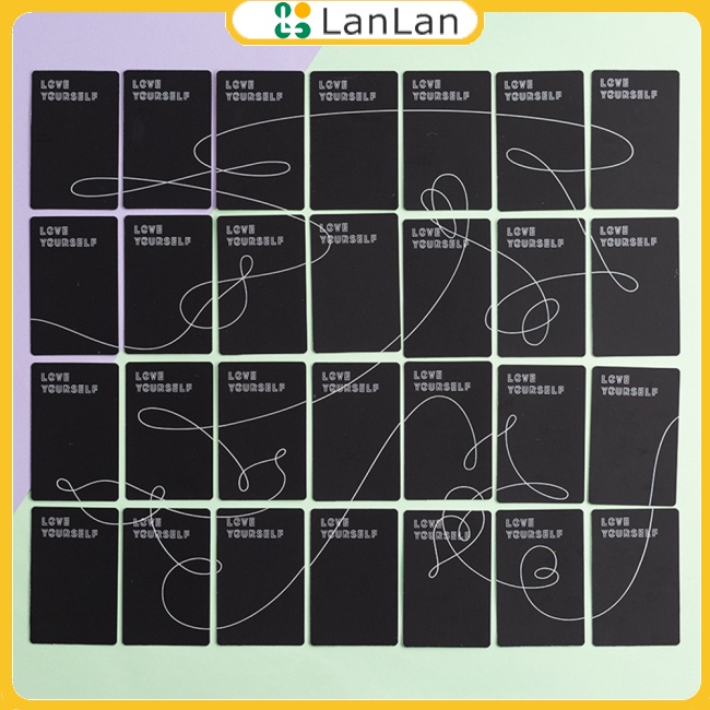 Lanlan Thẻ Ảnh Nhóm Nhạc Bts In laser Làm Quà Tặng