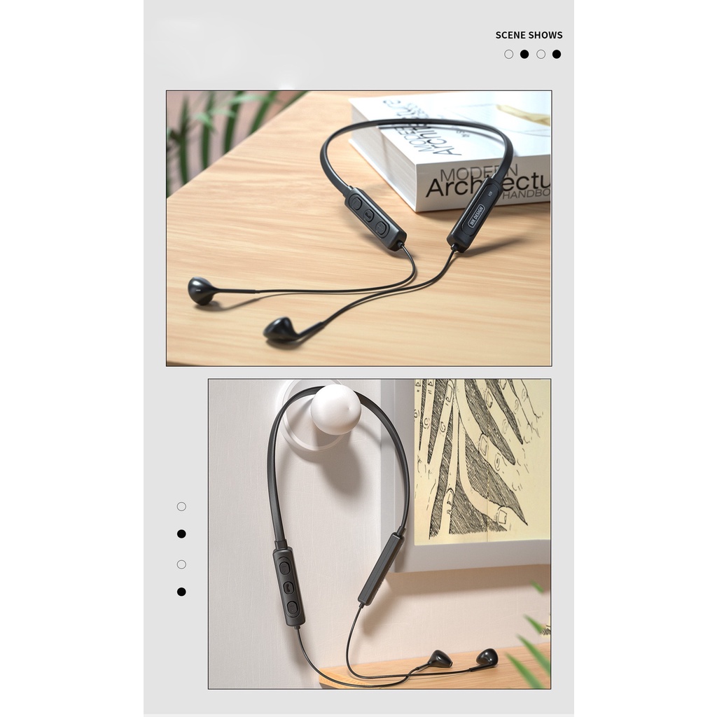 Tai Nghe Bluetooth WEKOME Design V29 Kiểu Dáng Thể Thao Đeo Không Dây Bluetooth Gaming Có Micro