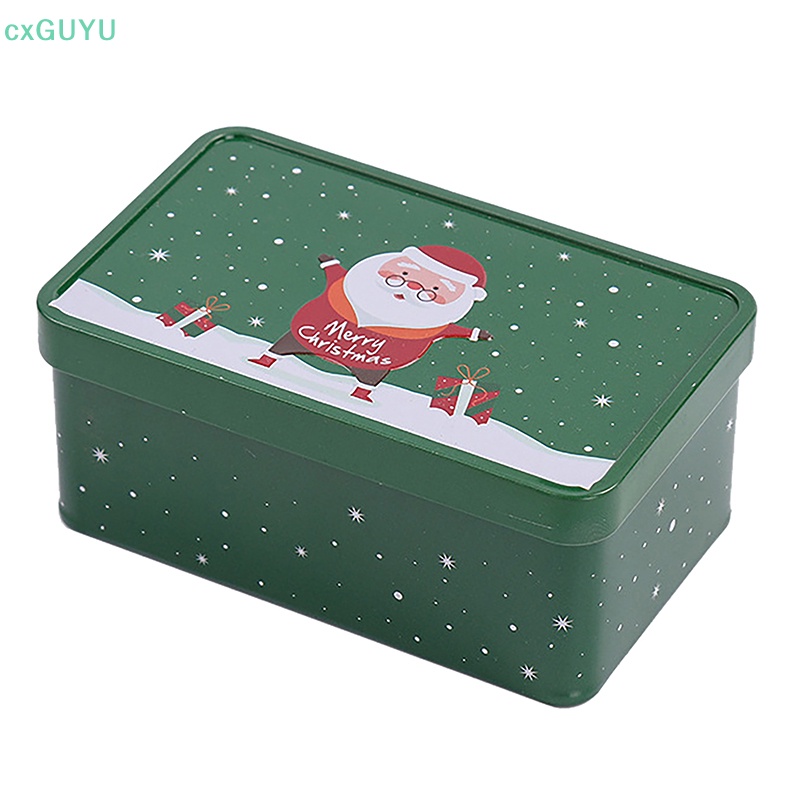 1 Hộp Thiếc Đựng Bánh Kẹo Giáng Sinh Làm Quà Tặng Cho Bé prta