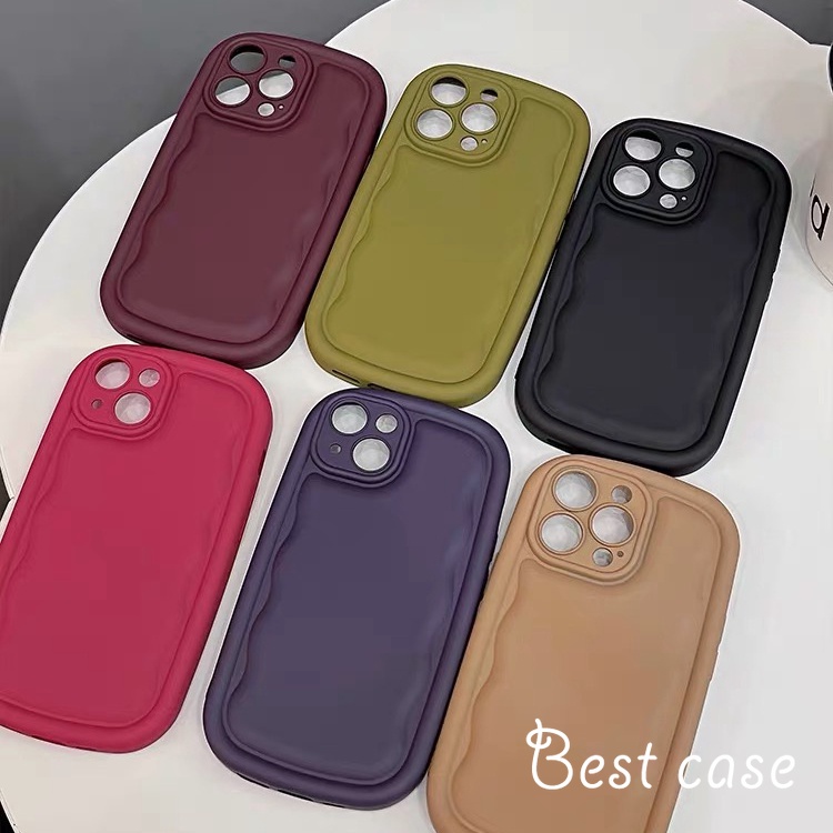 Ốp Điện Thoại Mềm Hình Elipse wave Cho iphone 15 14 13 12 11 pro max