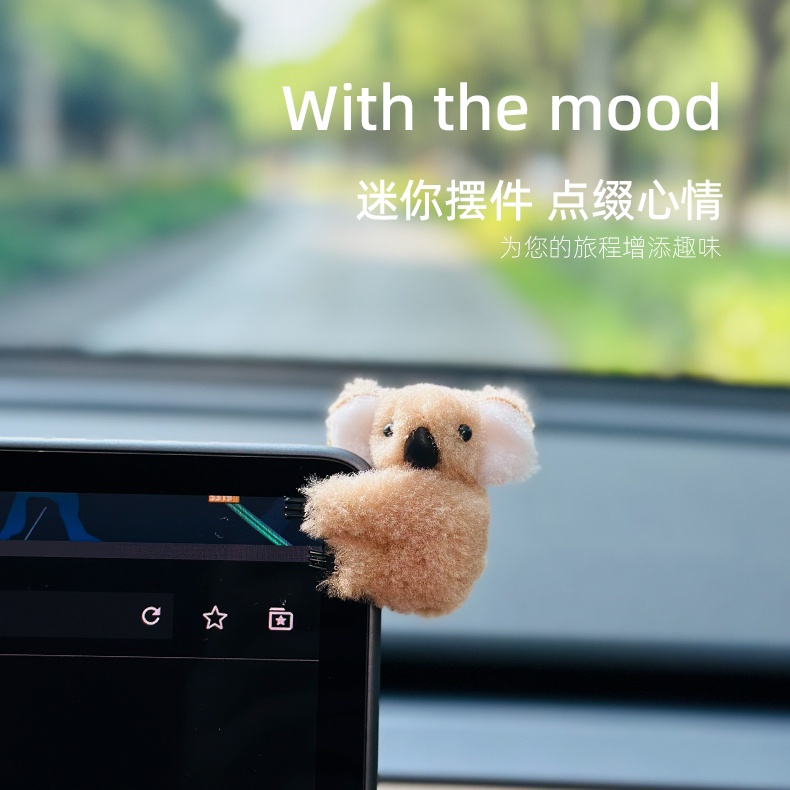 Phụ Kiện Trang Trí Nội Thất Xe Hơi Hình Gấu koala Dễ Thương Mới 2023