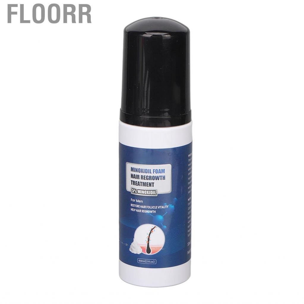 Floorr Hair Growth Foam  Professional Regrowth 60ml Nourishing for Daily Life Men