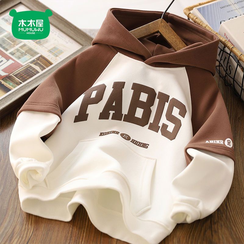 Áo Hoodie In Chữ Phong Cách Mới Dành Cho Bé Trai