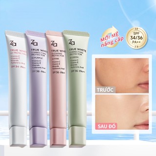  Kem Lót Chống Nắng Dưỡng Ẩm Nâng Cấp Tông Màu Da 35G ZA SPF36   34 PA + + 