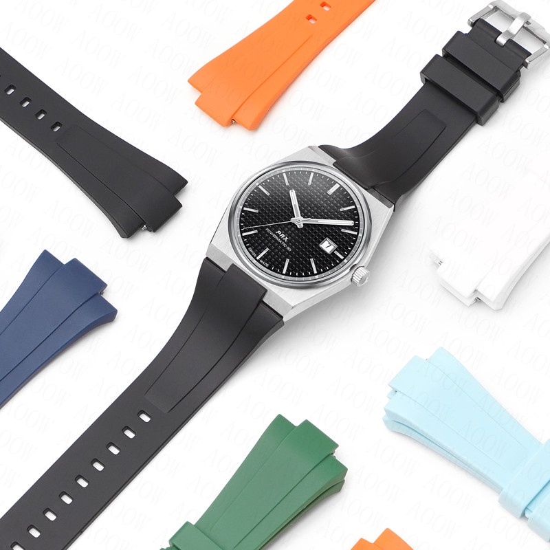 Dây Đeo Đồng Hồ t137.407 / t137.410 Bằng silicone Cao Su Đôi 11mm 12mm Tháo Gỡ Nhanh Cho tissot prx