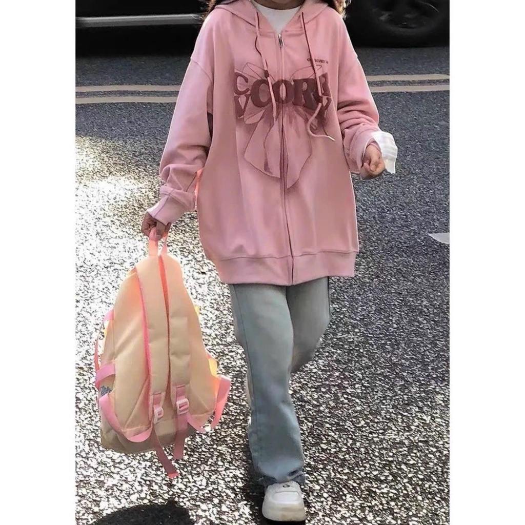 Áo khoác nỉ khoá kéo cover