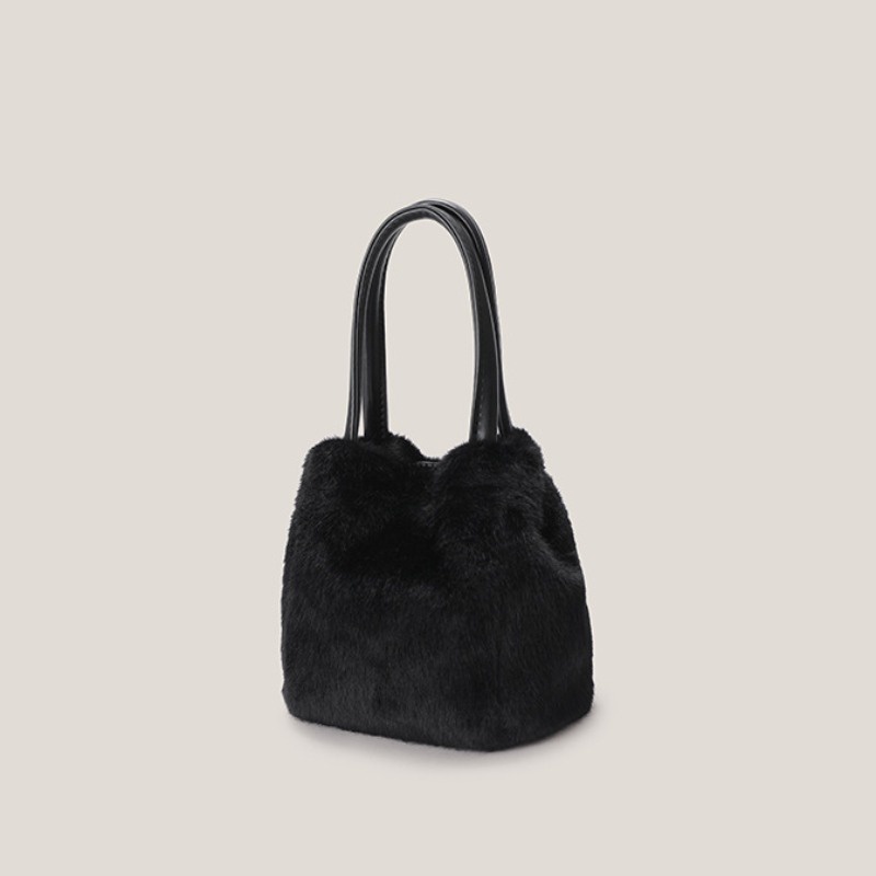 Túi Xách bucket Phủ Bông Thời Trang Sành Điệu Dành Cho Nữ