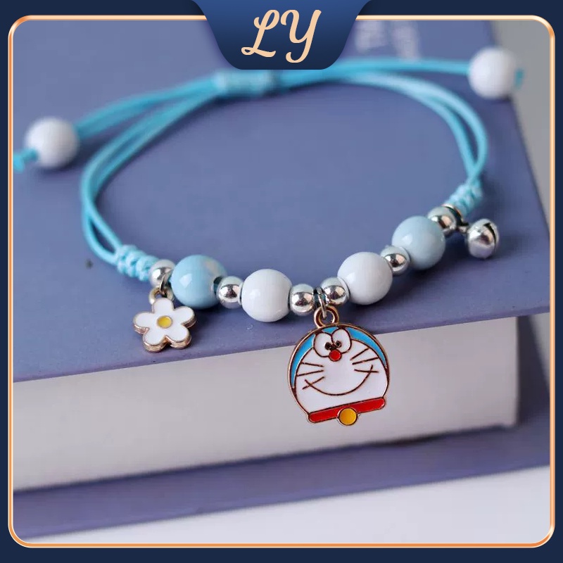 Vòng tay bện vòng tay trang sức phong cách Hàn Quốc khí chất dễ thương hình chó quế vòng tay học sinh vòng tay nữ