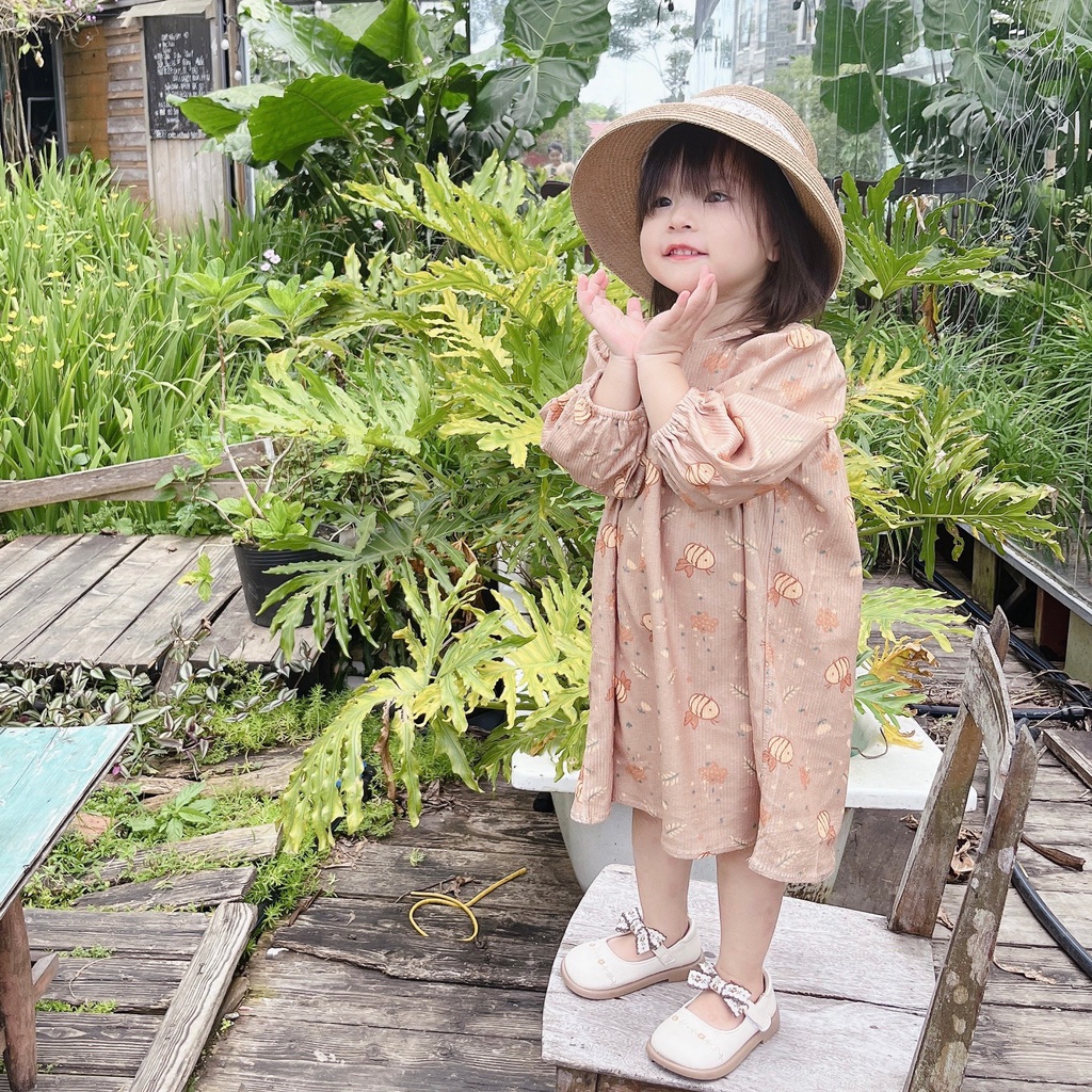 VÁY DÀI TAY NHUNG KẺ TĂM OP2238