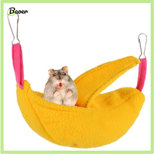 Võng Treo Giữ Ấm Hình Thuyền / Chuối / Mặt Trăng Dành Cho Chuột hamster 100% Chính Hãng